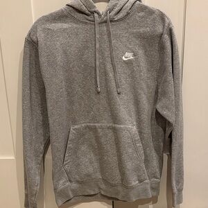 Nike Men's Heather Gray Pullover Hoodie